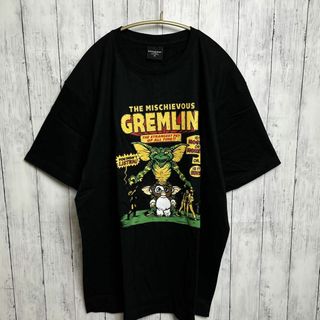 ミュージックティー(MUSIC TEE)のムービー映画Ｔシャツ　グレムリン　ギズモ　オーバーサイズＸＬ　100％コットン(Tシャツ/カットソー(半袖/袖なし))