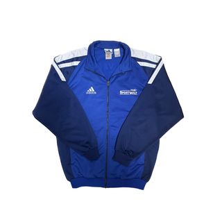 adidas トラックジャケット ジャージ 90s  青×紺×白