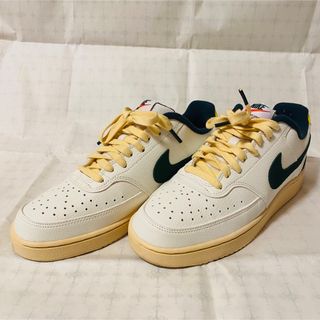 NIKE COURT VISION LO スニーカー26.5㎝　グリーン　レッド(スニーカー)