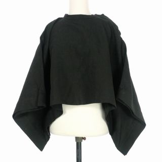 HYKE - ハイク LINEN PONCHO リネン ポンチョ カットソー F ブラック ...