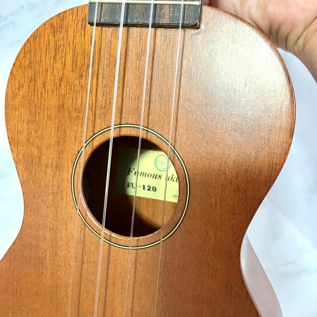 FAMOUZ(フェイマス)のfamous ukulele FU-120 ケース付き　ウクレレ フェイマス 楽器のウクレレ(ソプラノウクレレ)の商品写真