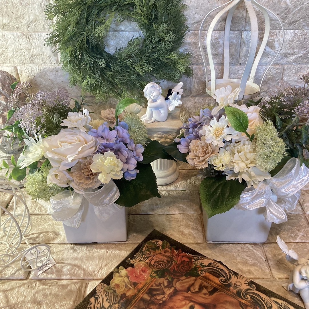 光触媒 人工観葉植物 ウォールグリーン フェイクグリーン テーブル花30