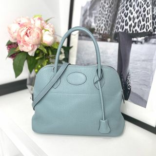 HERMES エルメス ボリード31 トリヨンクレマンス シエル