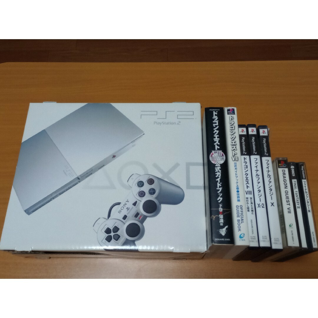 プレステ2 Ps2 本体 ソフト.メモリーカード付き SCPH-90000