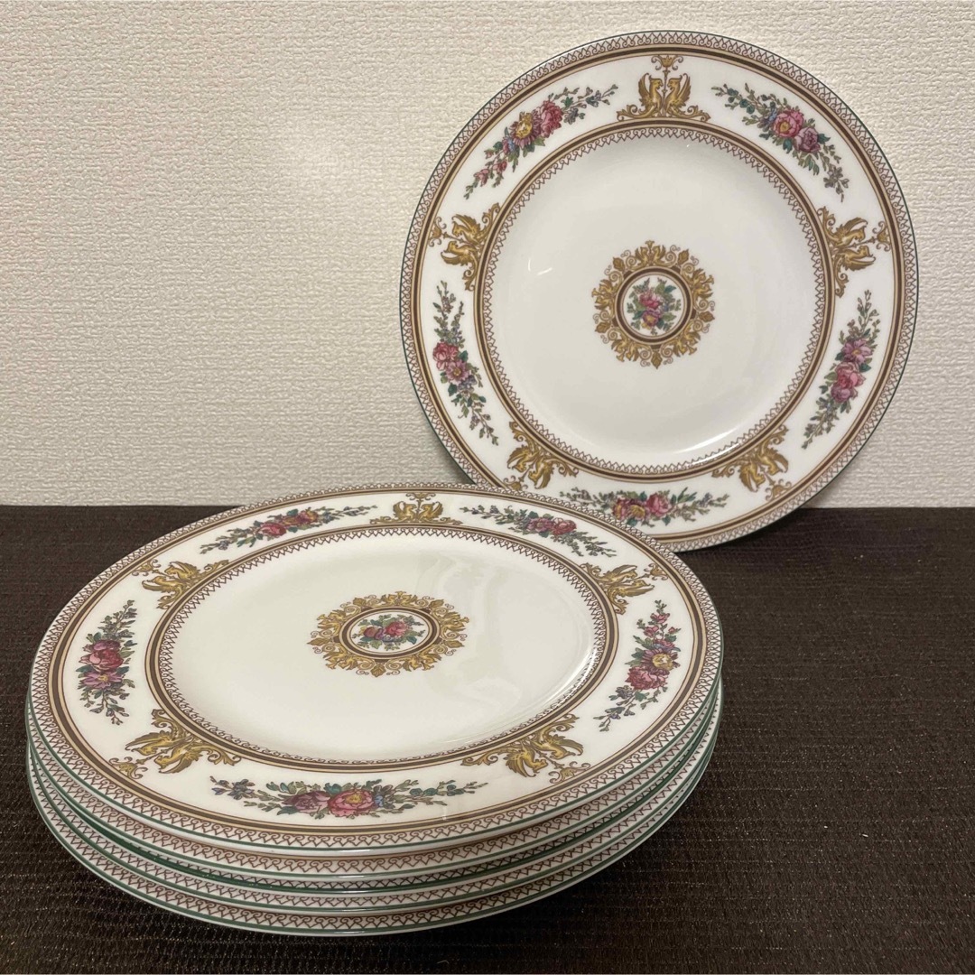 W275×H24cm付属品WEDGWOOD ウェッジウッド コロンビア ブレッド&バター プレート 角大皿 持ち手付き