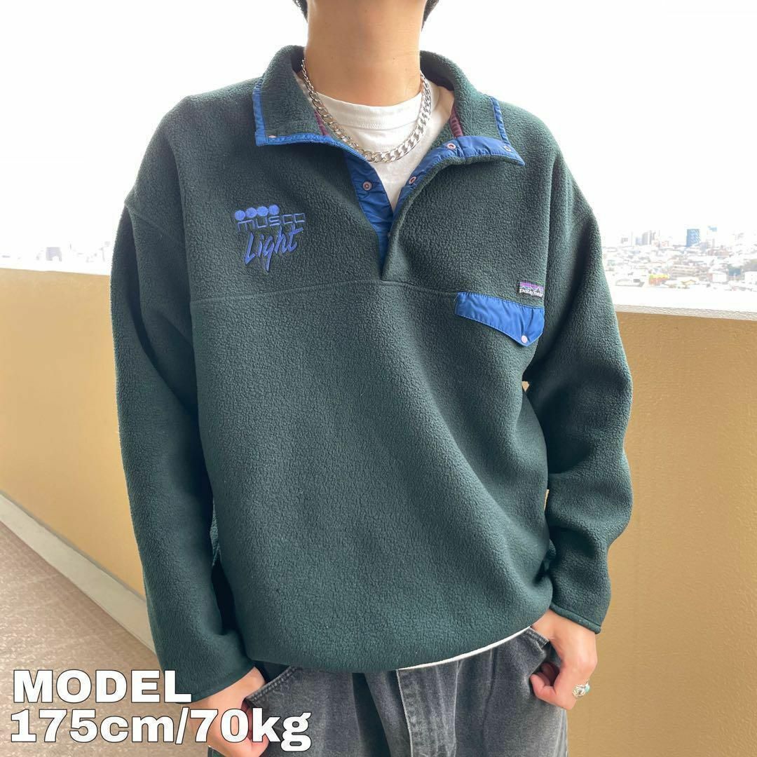 【ゆるダボ】パタゴニア　Patagonia　ジャケット　スウエット　ブラックXL