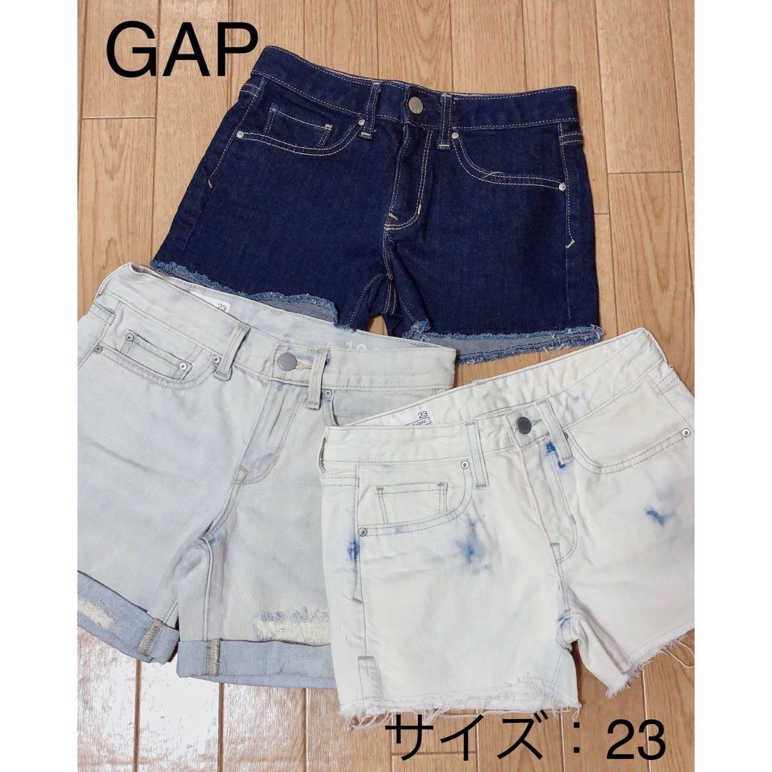 GAP(ギャップ)のGAP デニム ショートパンツ 3枚セット✳︎ レディースのパンツ(ショートパンツ)の商品写真