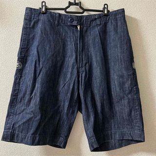 ステューシー(STUSSY)のold stussy 00s デニムショーツ　SSリンク(ショートパンツ)