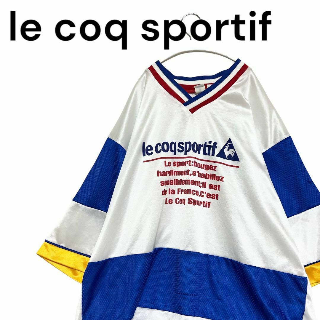 le coq sportif(ルコックスポルティフ)のle coq sportif★ゲームシャツ ユニフォーム スポーツウェア メンズのトップス(Tシャツ/カットソー(半袖/袖なし))の商品写真