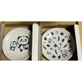 ラクテン(Rakuten)のお買い物パンダ 豆皿 未使用(ノベルティグッズ)