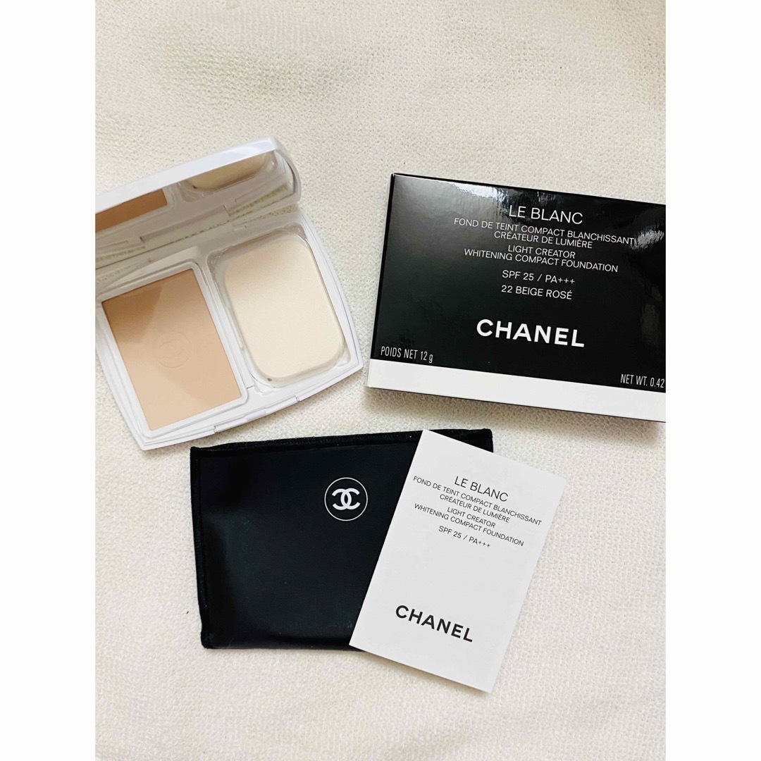 CHANEL - 2点 ヴィタルミエールドゥスールコンパクト22/ルブラン