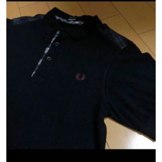 フレッドペリー(FRED PERRY)のフレッドペリーブラック×チェックカノコポロ(ポロシャツ)