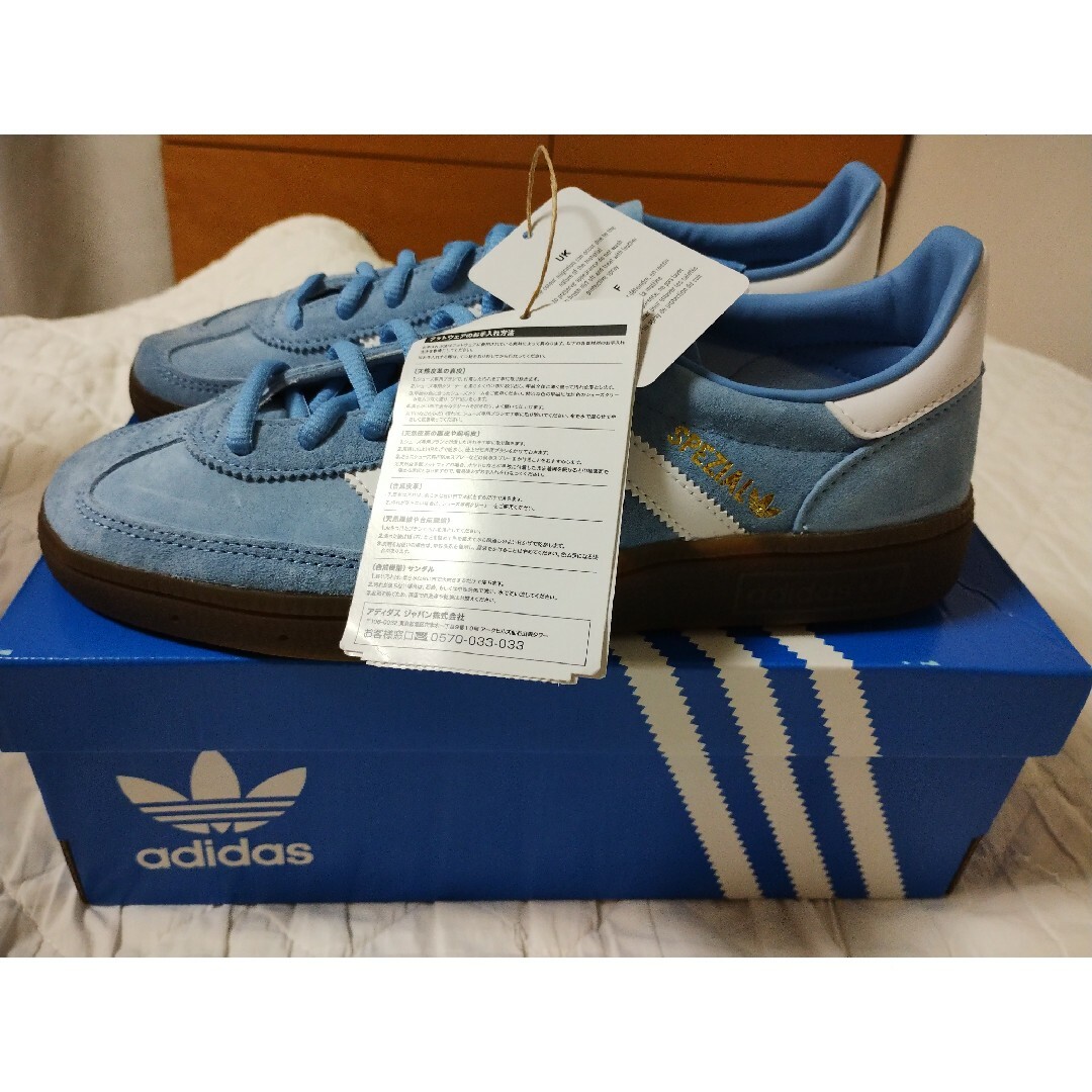 HANDBALL SPEZIAL SHOES　アディダス　ライトブルー　２３．５