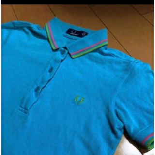 フレッドペリー(FRED PERRY)のフレッドペリーペパーミントブルーポロ(ポロシャツ)