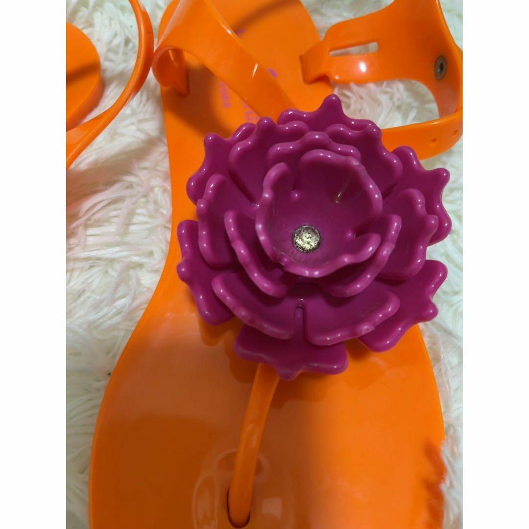 ケイトスペード　フラワー　花　ストラップ　ラバーサンダル レディースの靴/シューズ(サンダル)の商品写真