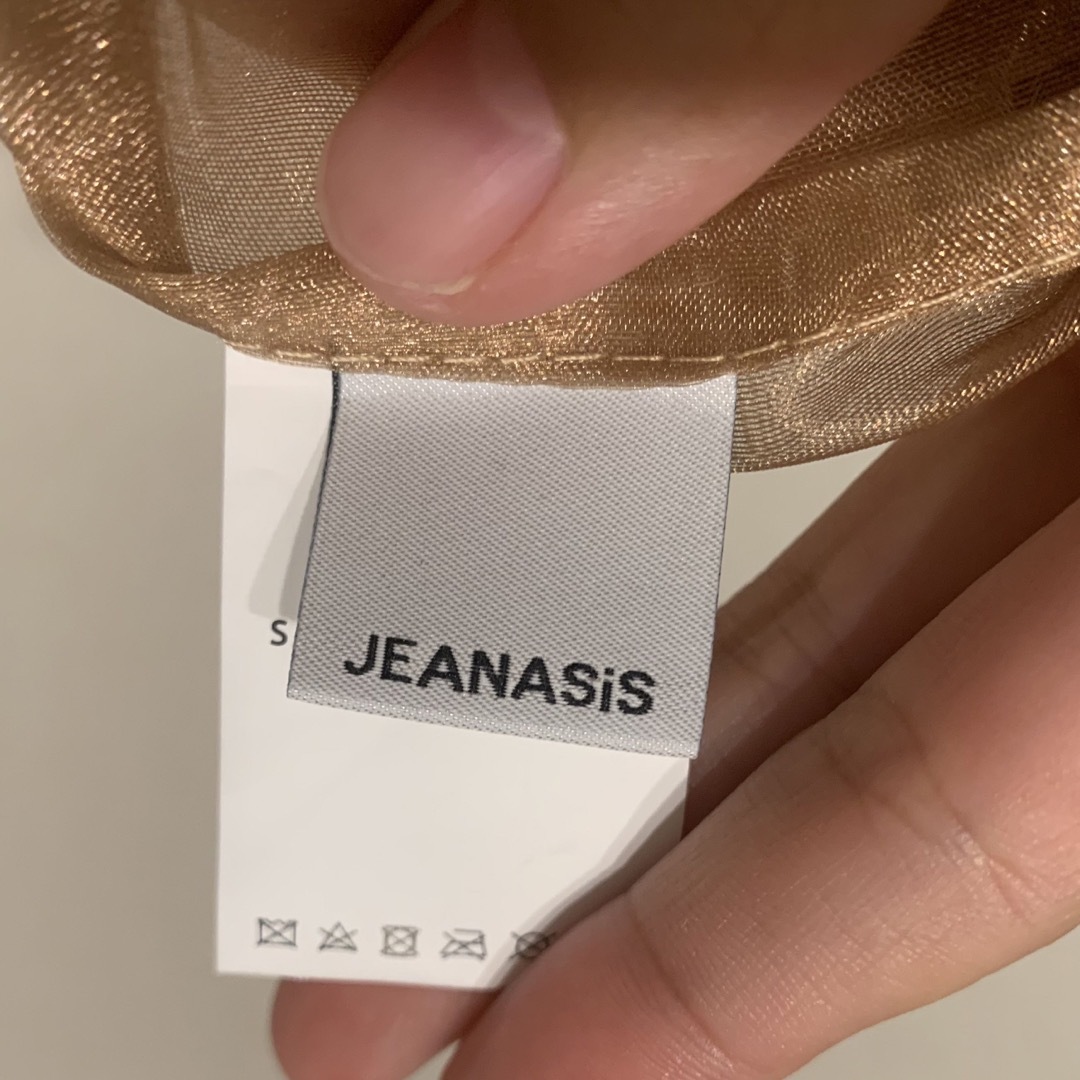 JEANASIS(ジーナシス)のJEANASISの透かし編みバッグです ハンドメイドのファッション小物(バッグ)の商品写真