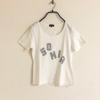 ソニアリキエル(SONIA RYKIEL)のSONIA RYKIEL ロゴ Tシャツ ソニアリキエル 半袖 ホワイト 38(Tシャツ(半袖/袖なし))