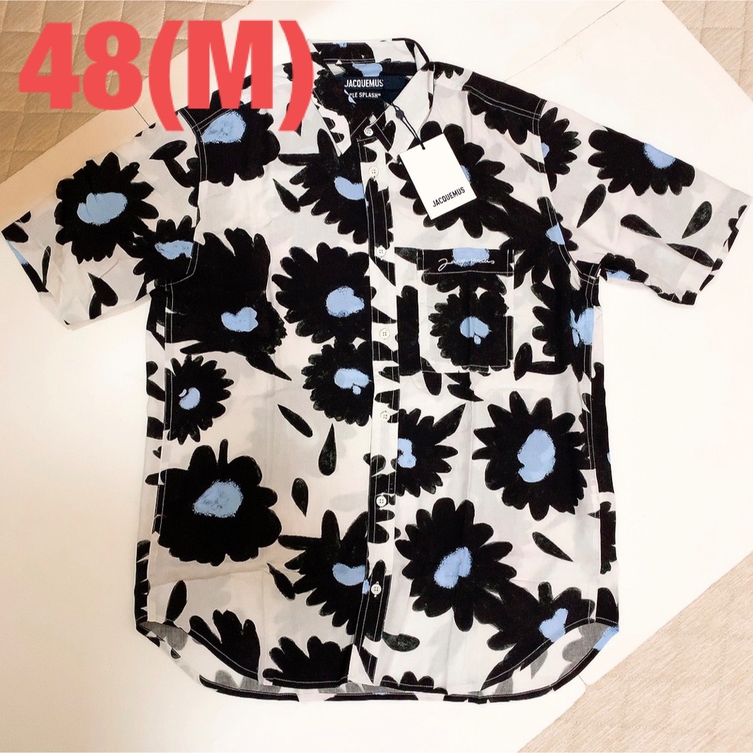 【新品タグ付き】jacquemus フラワーシャツ　花柄　半袖