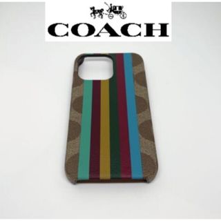 コーチ(COACH)の【未使用】coach コーチ iPhone13pro ケース 鑑定済 CO404(iPhoneケース)