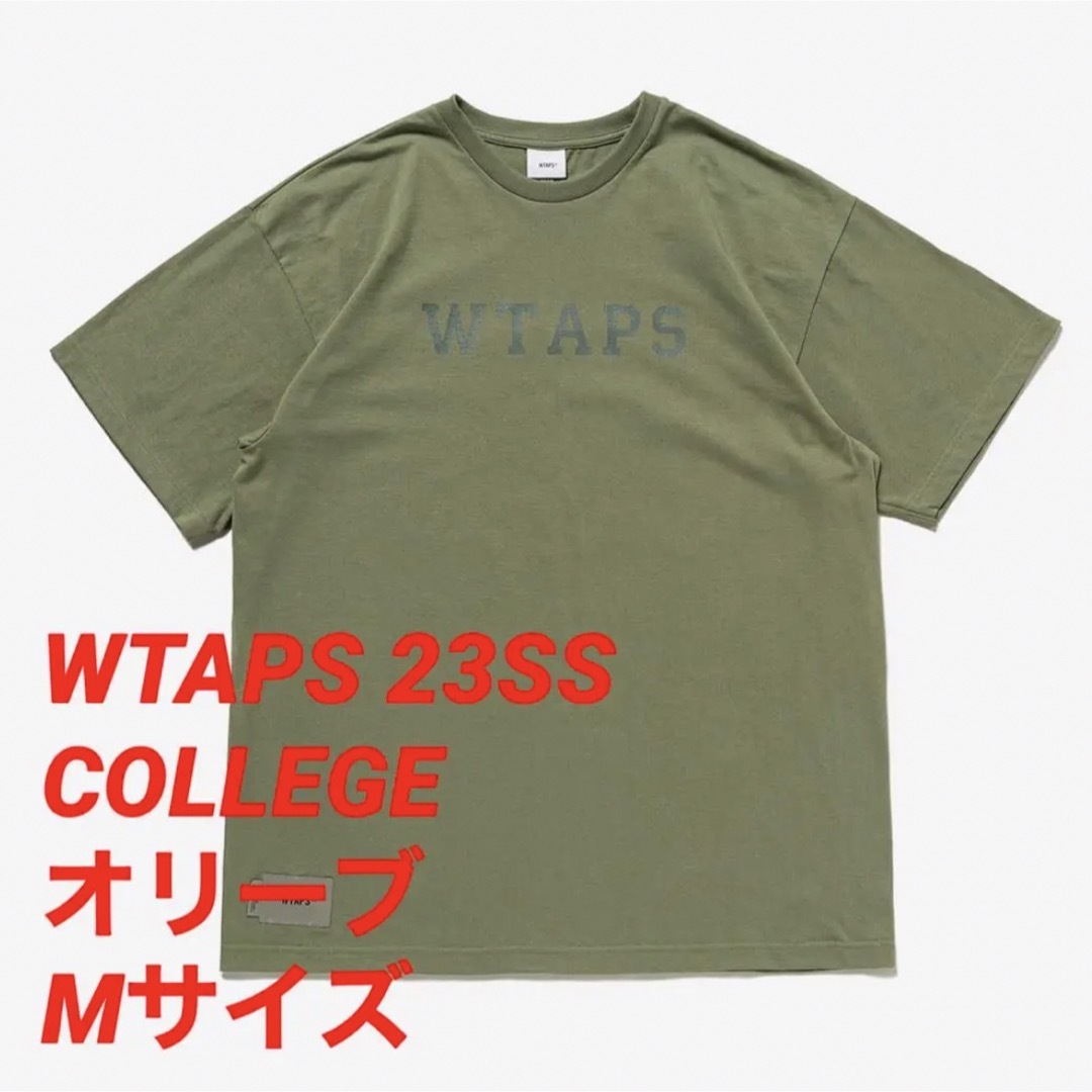 wtaps COLLEGE SS COTTON オリーブ M 02 黒 西山徹 | www.fleettracktz.com