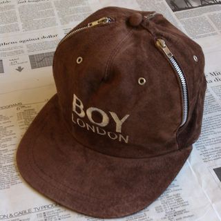 ボーイロンドン(Boy London)の◆B1 入手困難 当時物 BOY LONDON ボーイロンドン キャップ 茶(キャップ)