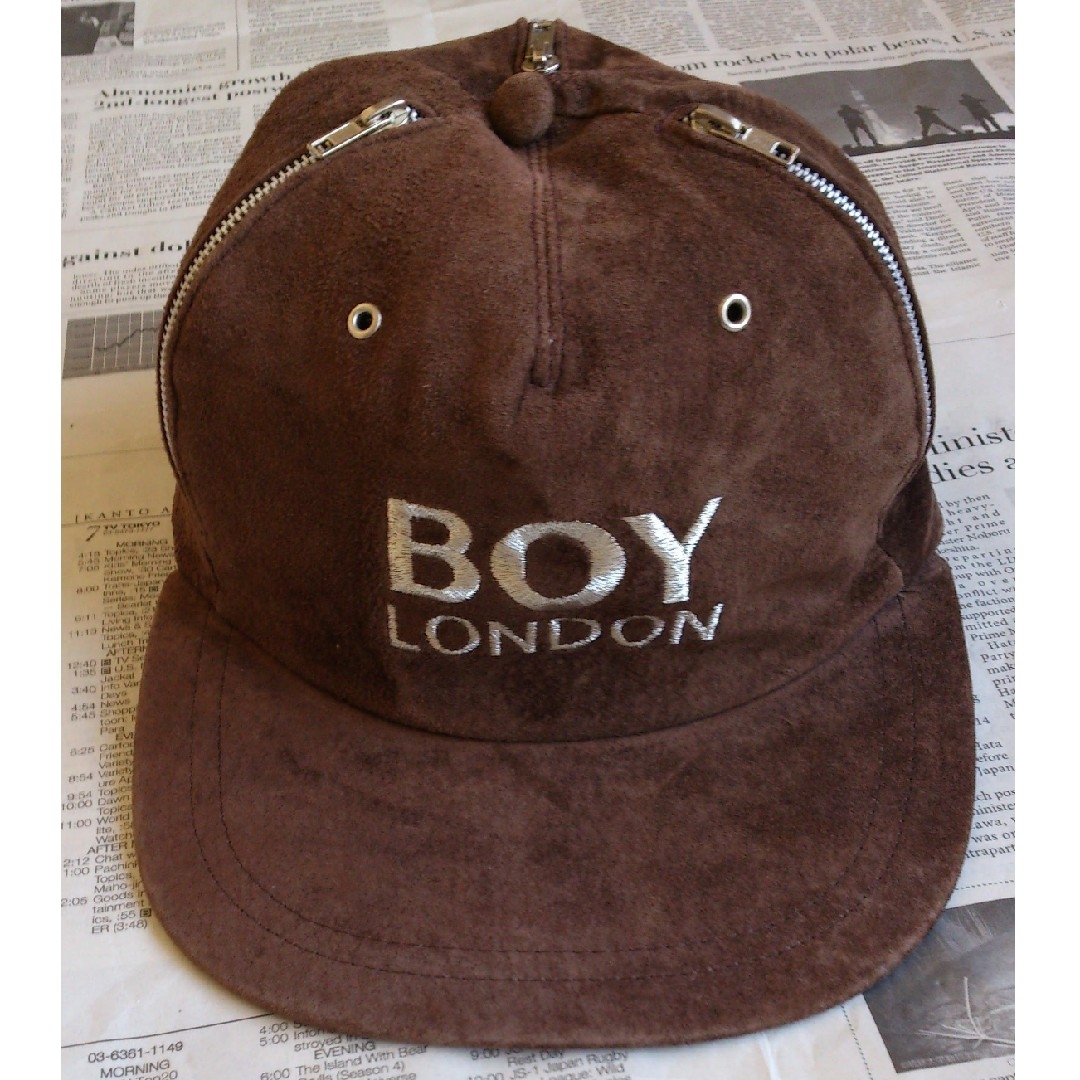 Boy London(ボーイロンドン)の▲B1 入手困難 当時物 BOY LONDON ボーイロンドン キャップ 茶 レディースの帽子(キャップ)の商品写真