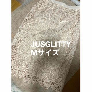 ジャスグリッティー(JUSGLITTY)の【最終お値下げ】美品　JUSGLITTY レーススカート(ロングスカート)