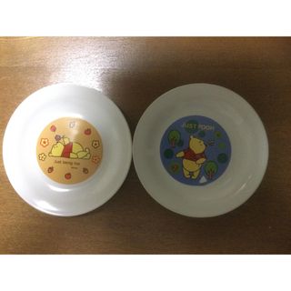 クマノプーサン(くまのプーさん)のプーさん Pooh 皿　2枚 直径約16㎝位  (食器)