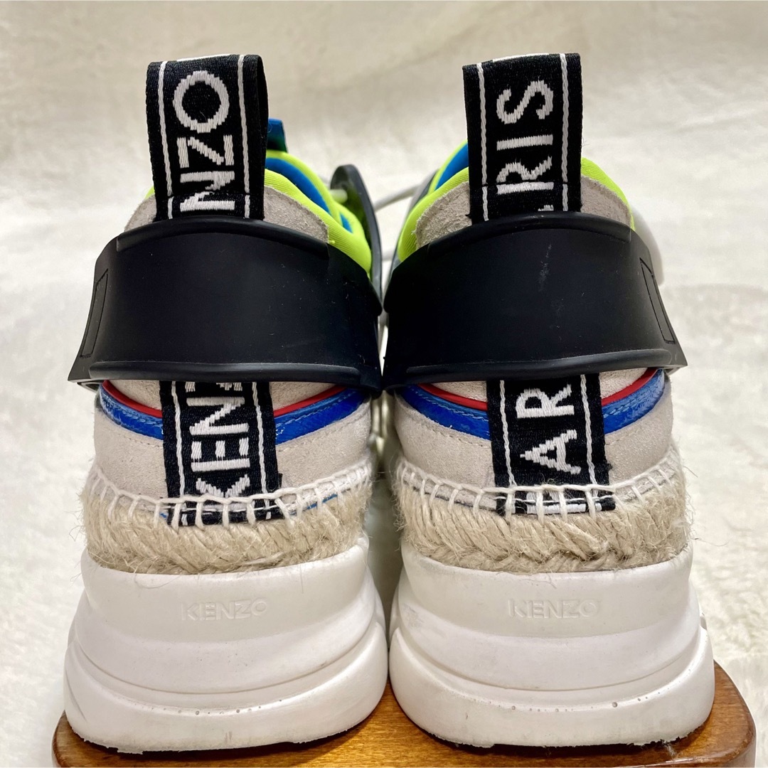 KENZO(ケンゾー)のKENZO ケンゾー レースアップ エスパドリーユ スニーカー マルチカラー メンズの靴/シューズ(スニーカー)の商品写真