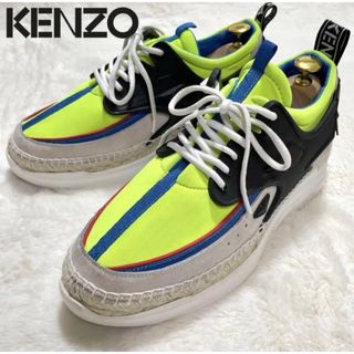 ケンゾー(KENZO)のKENZO ケンゾー レースアップ エスパドリーユ スニーカー マルチカラー(スニーカー)