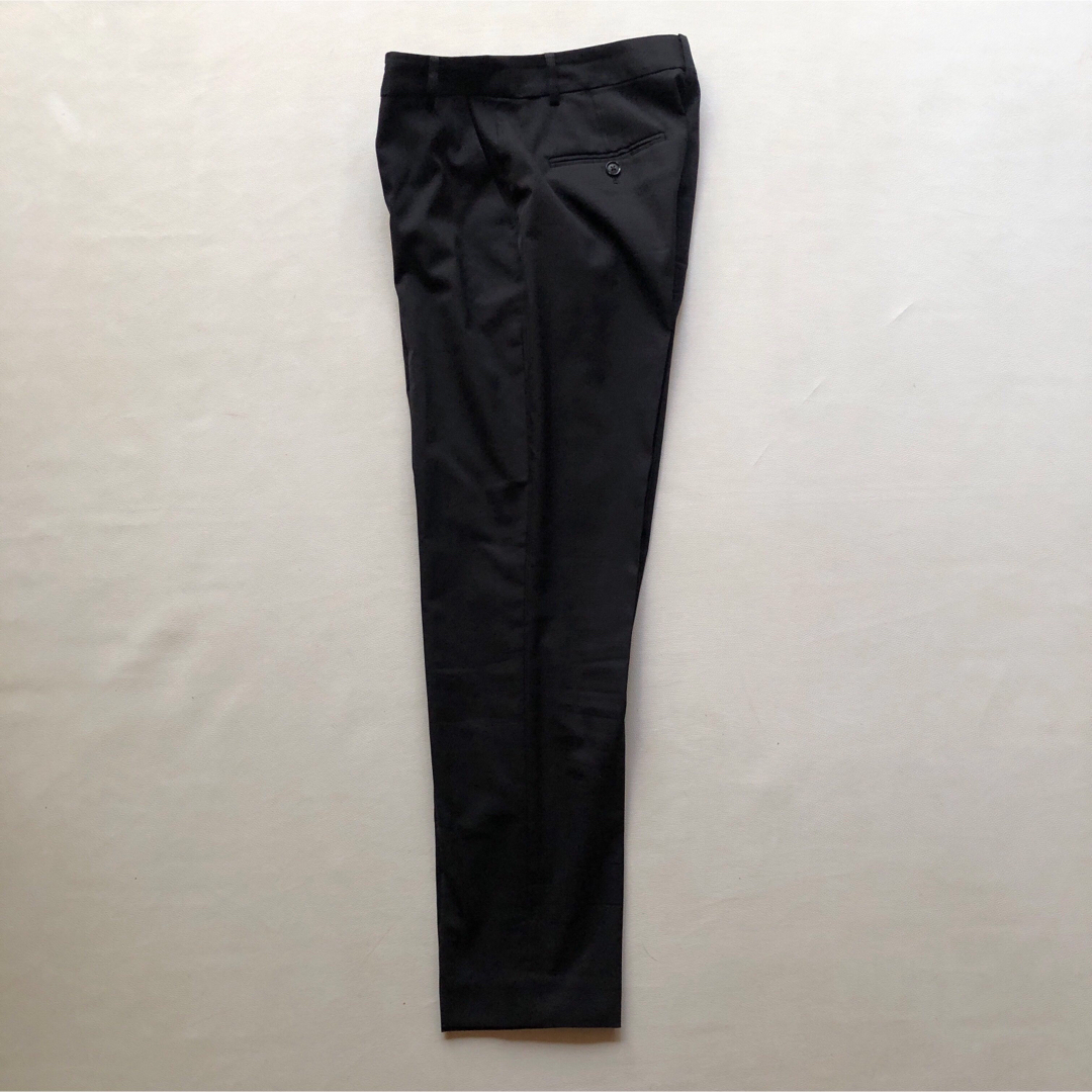 345GRL手洗可ストレッチコットンノーカラージャケットテーパードパンツ