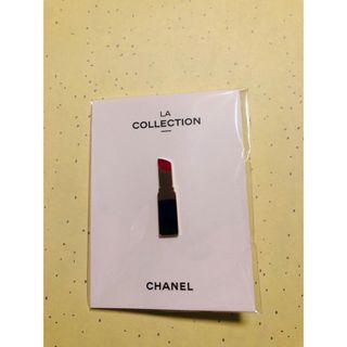 シャネル(CHANEL)のCHANEL ピンバッジ　口紅　リップ(ブローチ/コサージュ)