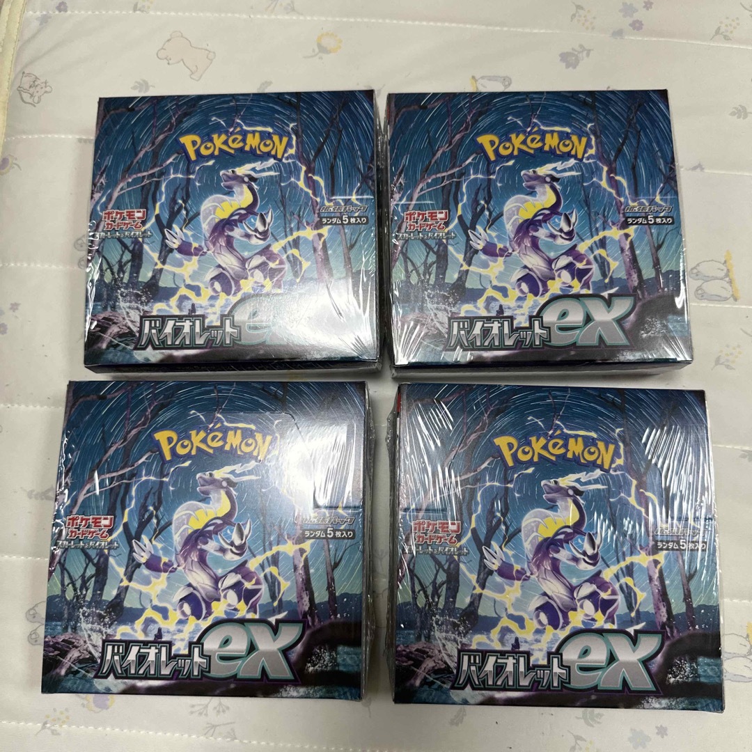 ポケモンカードバイオレットex box シュリンク付き　新品未開封