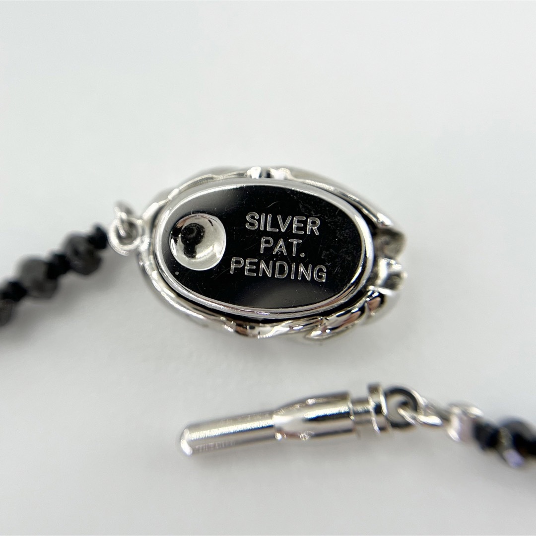 SILVER】天然ブラックダイヤ 45.25ct ネックレス 42cm-