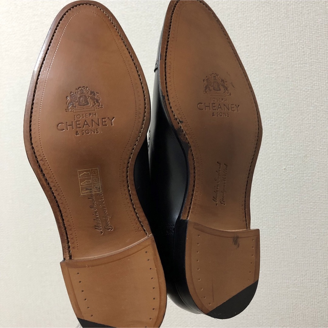 CHEANEY(チーニー)の【未使用/サイズ8.5】CHEANEY ( チーニー ) 、フェンチャーチ、黒！ メンズの靴/シューズ(ドレス/ビジネス)の商品写真