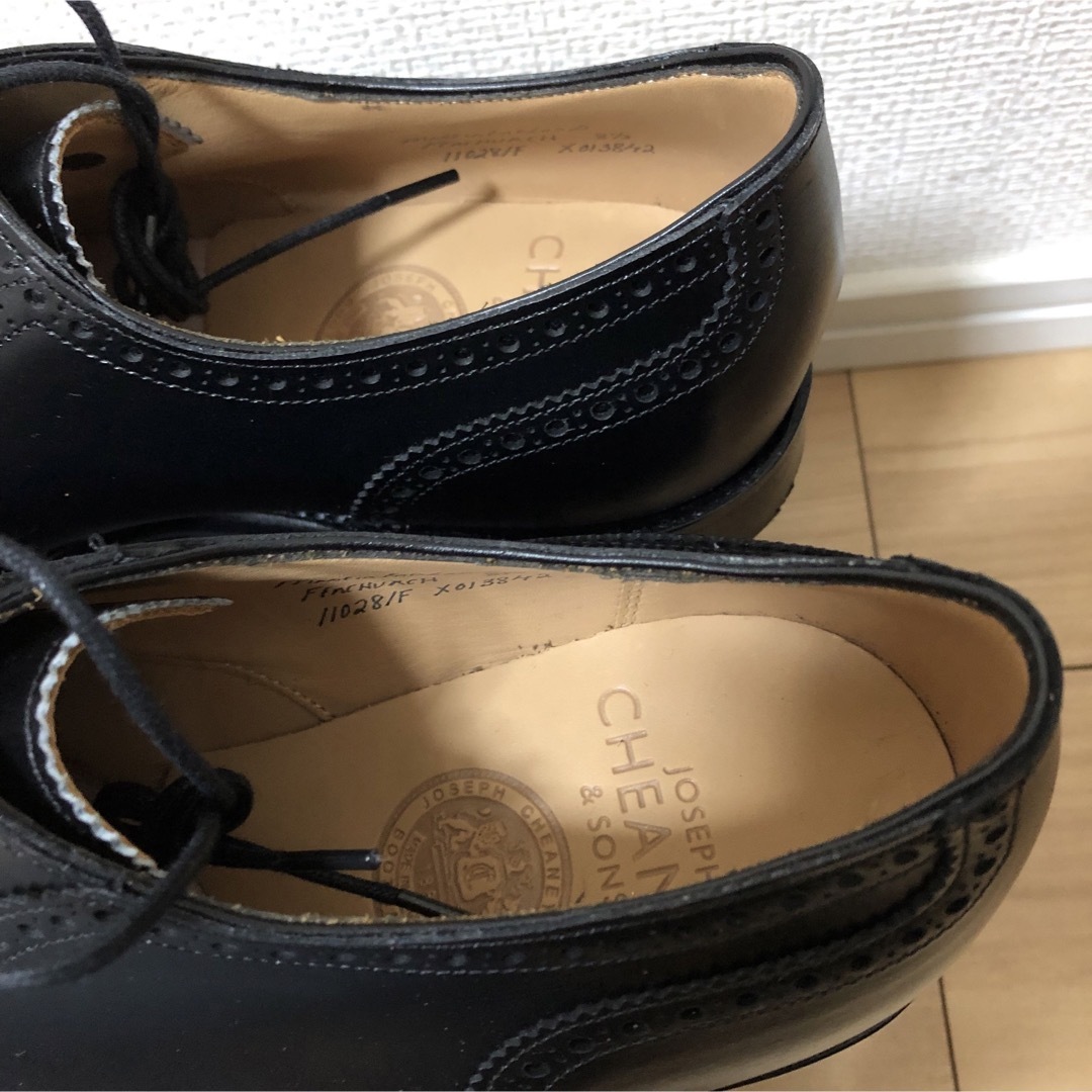 CHEANEY(チーニー)の【未使用/サイズ8.5】CHEANEY ( チーニー ) 、フェンチャーチ、黒！ メンズの靴/シューズ(ドレス/ビジネス)の商品写真