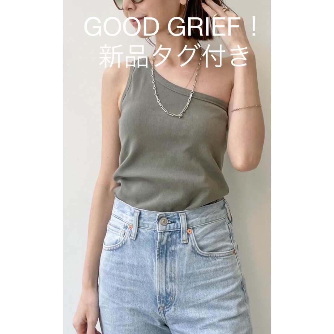 L'Appartement DEUXIEME CLASSE(アパルトモンドゥーズィエムクラス)の【GOOD GRIEF！/グッドグリーフ】Asymmetry Tank Top レディースのトップス(タンクトップ)の商品写真