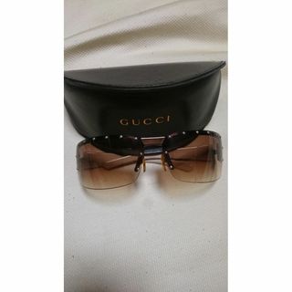 グッチ(Gucci)の美品 GUCCIサングラス ベージュ(サングラス/メガネ)