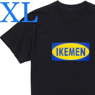 男女兼用大ボケ  tシャツ パロディ ネタtシャツ IKEMEN 半袖Tシャツ黒(Tシャツ/カットソー(半袖/袖なし))