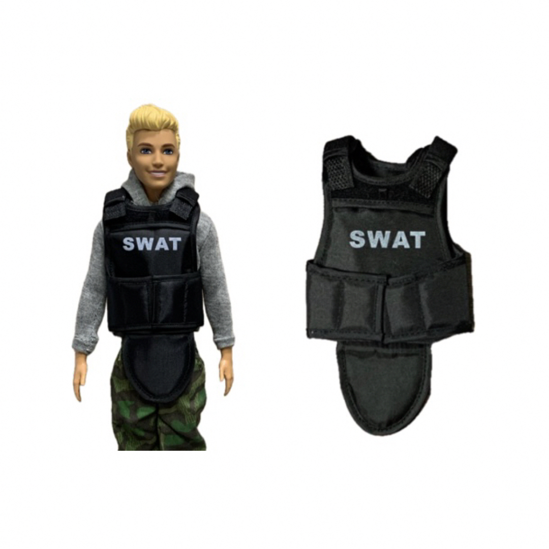 SWAT（スワット）特殊部隊ベスト（チョッキ）1/6スケール エンタメ/ホビーのフィギュア(ミリタリー)の商品写真