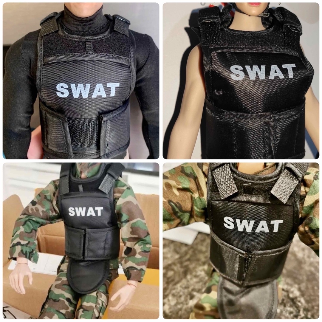 SWAT（スワット）特殊部隊ベスト（チョッキ）1/6スケール エンタメ/ホビーのフィギュア(ミリタリー)の商品写真