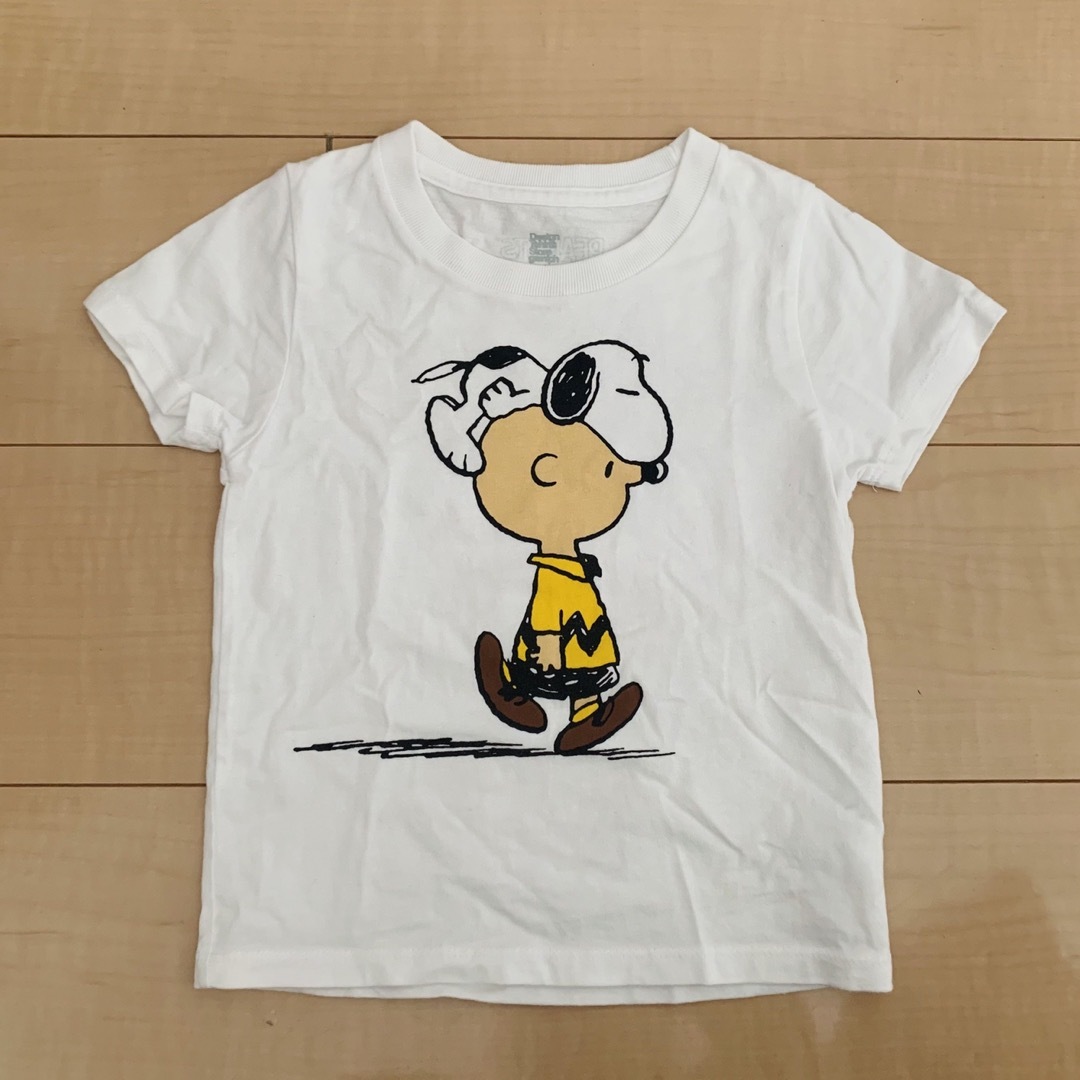 Graniph(グラニフ)の【グラニフ】スヌーピー　tシャツ  100 キッズ/ベビー/マタニティのキッズ服女の子用(90cm~)(Tシャツ/カットソー)の商品写真