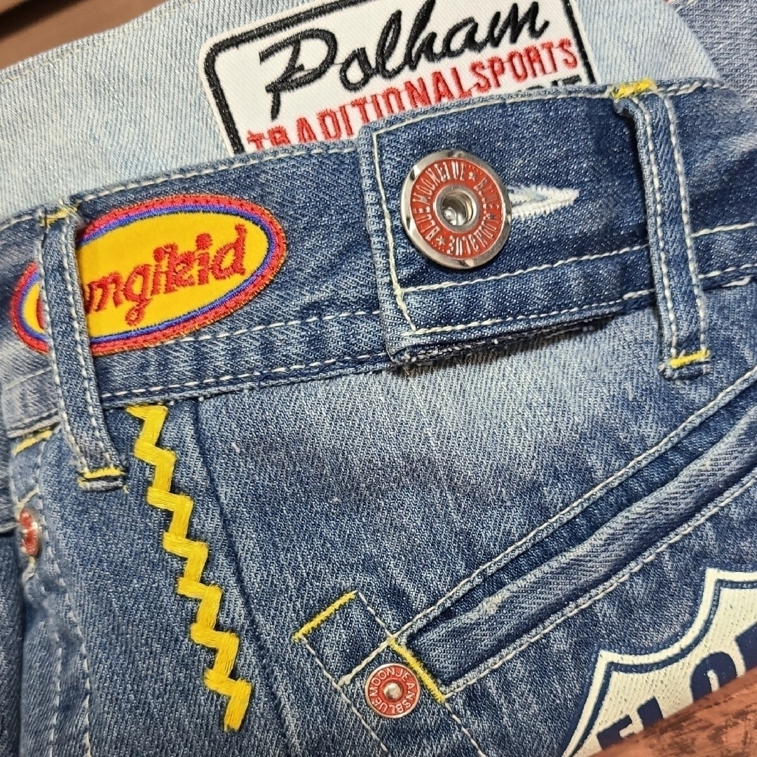 SOLD OUT】 デニムリメイクトートバッグ プリントDenimの通販 by 
