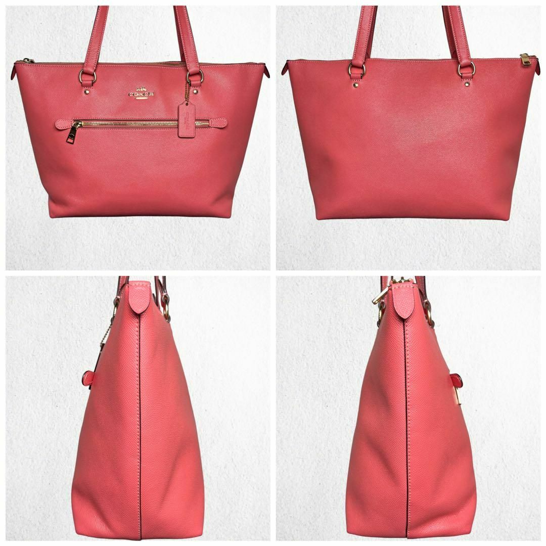 COACH - 【美品】COACH トートバッグ ピンク 79608 A4サイズの通販 by ...