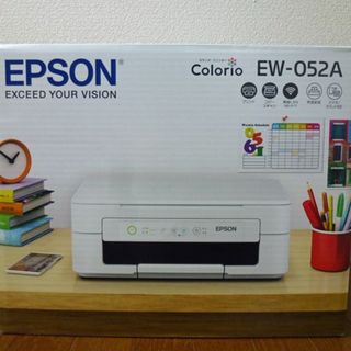 エプソン(EPSON)の未使用　EW-052A　エプソン プリンター　EPSON　インクなし(PC周辺機器)