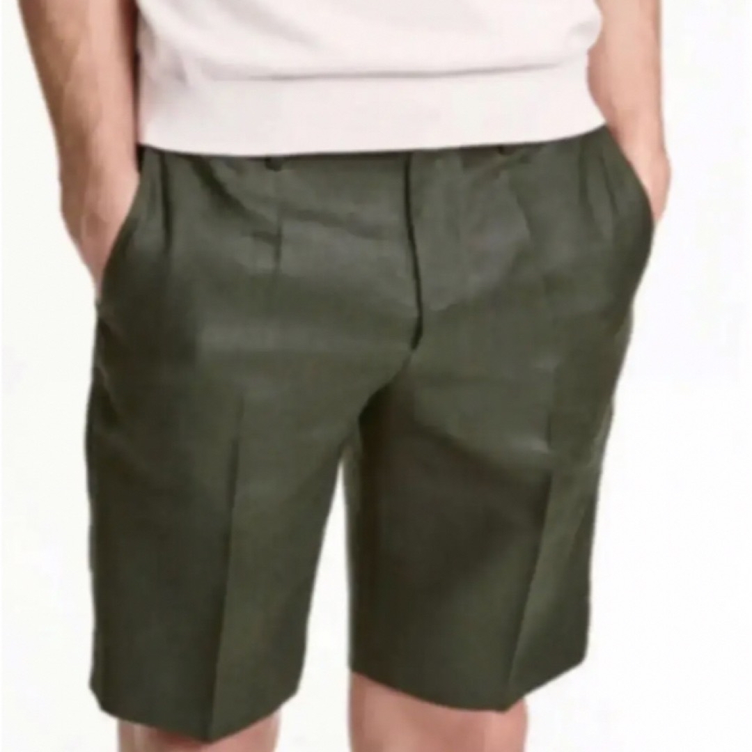 H&M(エイチアンドエム)の新品 H&M 新作 LINEN SHORT PANTS レディースのパンツ(ショートパンツ)の商品写真