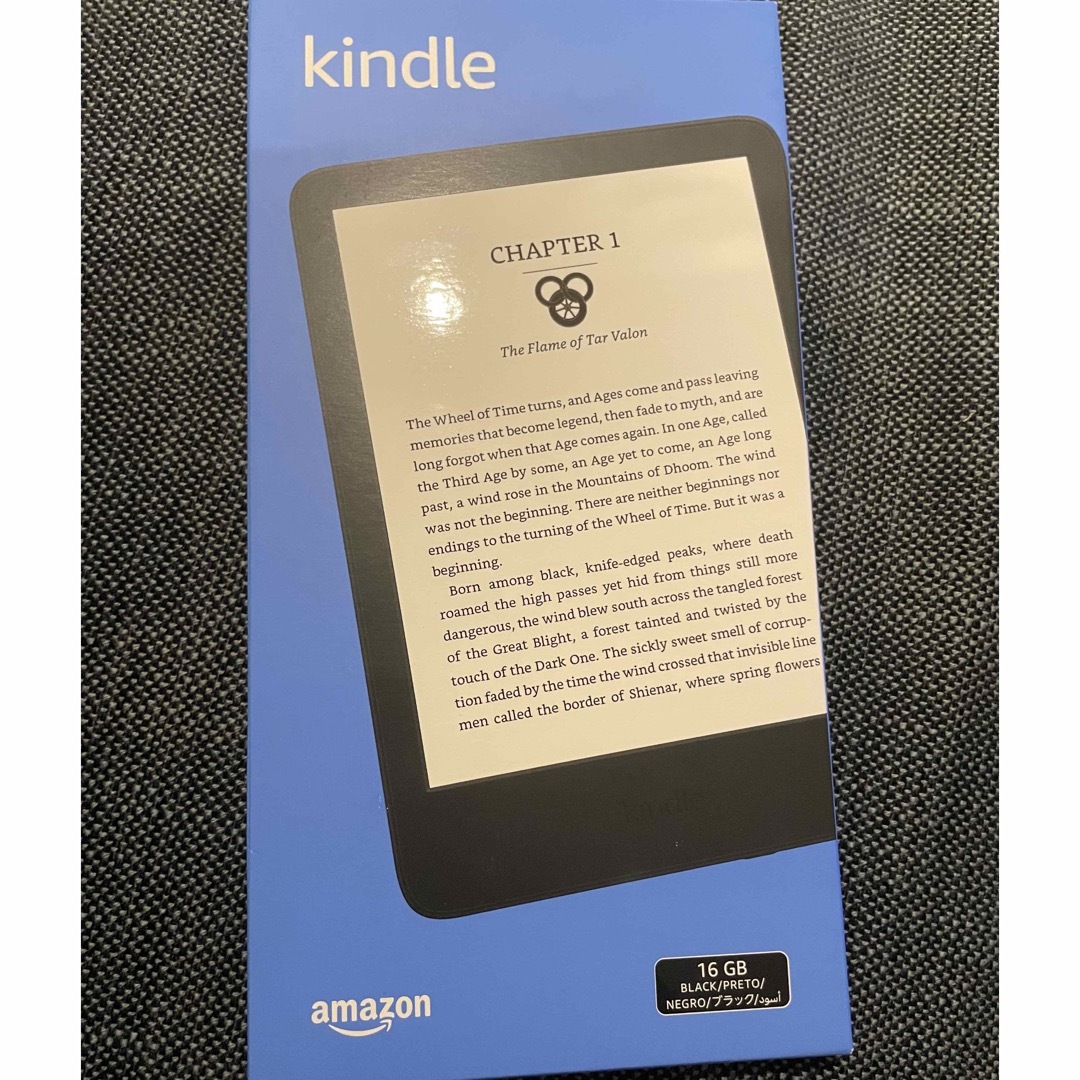 Kindle (16GB) 6.0インチ 2022 ブラック 広告なし スマホ/家電/カメラのPC/タブレット(電子ブックリーダー)の商品写真