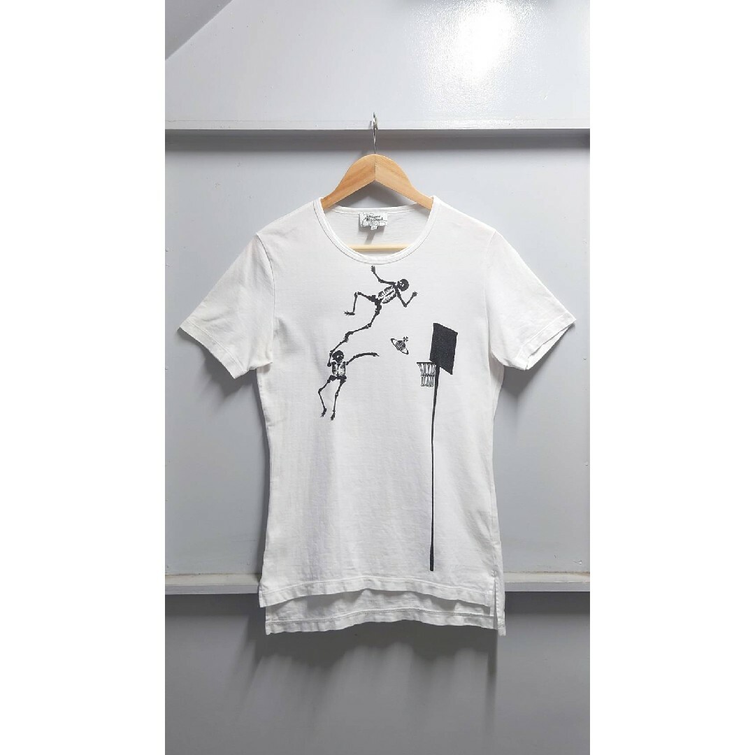 Vivienne westwood MAN スカル オーブ プリント Tシャツ