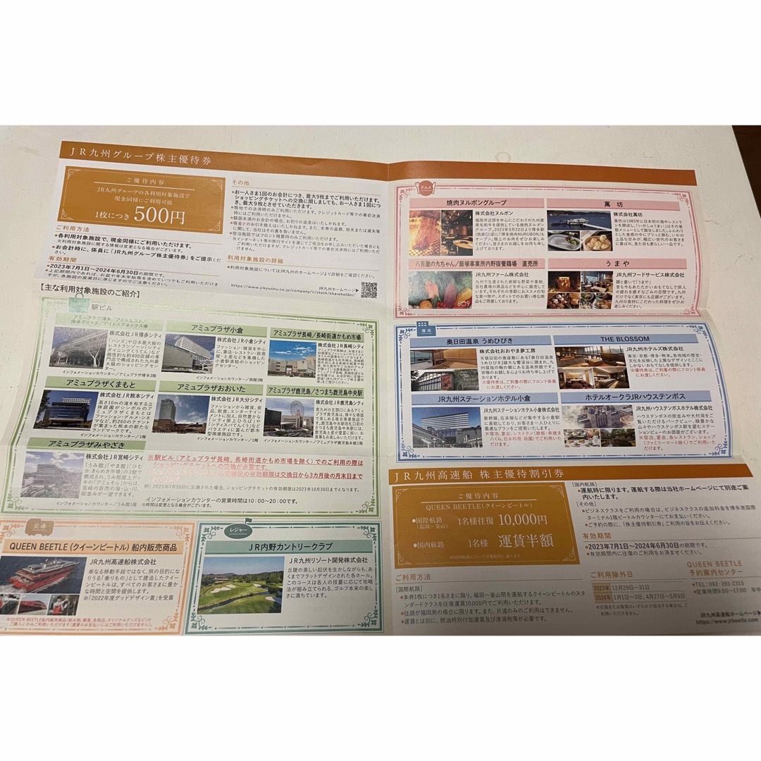jr九州鉄道株主優待 4枚 グループ株主優待券 送料無料の通販 by まい's ... JR九州 株主優待(1日乗車券)4枚