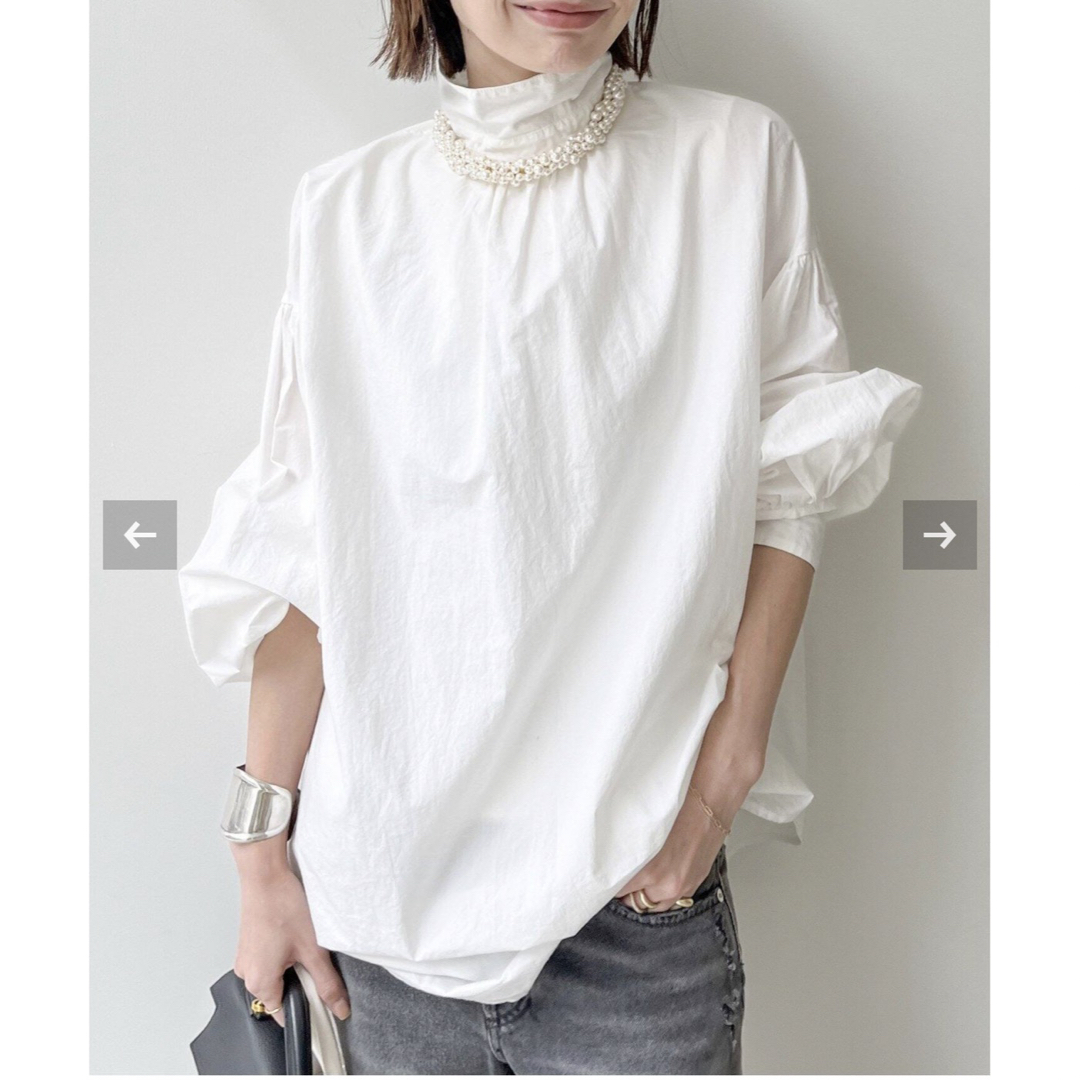 39GOODGRIEF【GOOD GRIEF!/グッドグリーフ】Gather Blouse